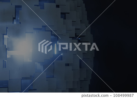 CG立方體,許多浮動立方體,帶有光源 CG立方體,許多浮動立方體,帶有光源 108499987