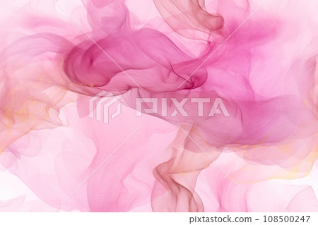Pink seamless pattern with abstract waves. Applicable for fabric print, textile, wrapping paper, wallpaper. Vibrant background with splines, curves. Repeatable texture. Generative AI. Pink seamless pattern with abstract waves. Applicable for fabric print, textile, wrapping paper, wallpaper. Vibrant background with splines, curves. Repeatable texture. Generative AI. 108500247