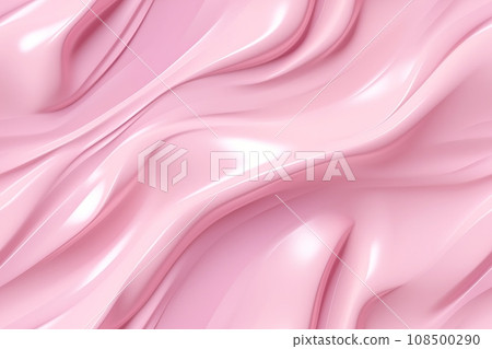 Pink seamless pattern with abstract waves. Applicable for fabric print, textile, wrapping paper, wallpaper. Vibrant background with splines, curves. Repeatable texture. Generative AI. Pink seamless pattern with abstract waves. Applicable for fabric print, textile, wrapping paper, wallpaper. Vibrant background with splines, curves. Repeatable texture. Generative AI. 108500290