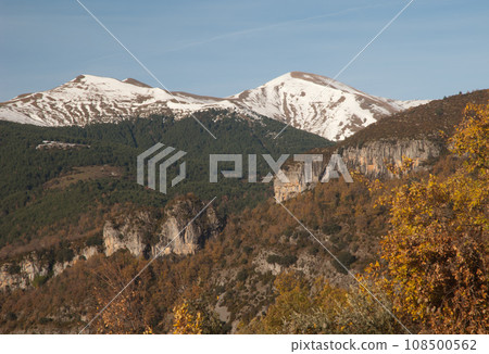 Mountains of the Ordesa and Monte Perdido National Park. Mountains of the Ordesa and Monte Perdido National Park. 108500562