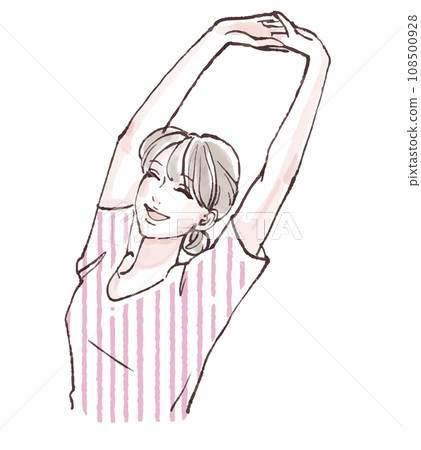 婦女和女孩插畫素材 婦女和女孩插畫素材 108500928