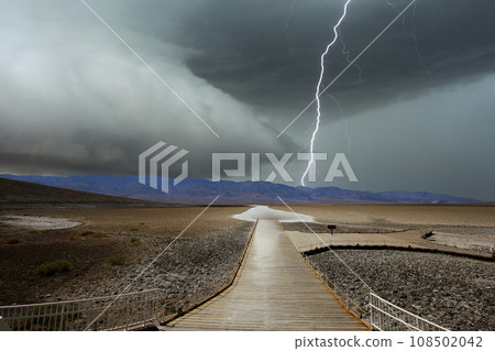 Badwater viewpoint, death valley, california, usa 108502042