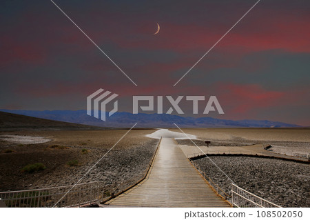 Badwater viewpoint, death valley, california, usa Badwater viewpoint, death valley, california, usa 108502050