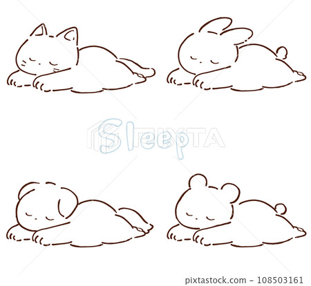 睡覺的動物 108503161