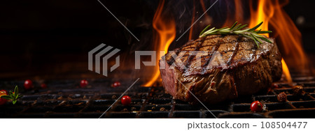 Grilled beef fillet steak Grilled beef fillet steak 108504477