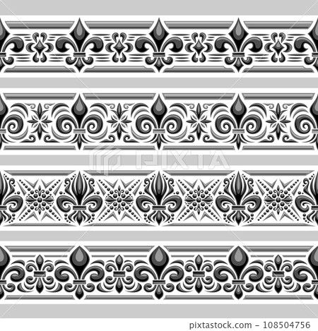 Vector Fleur de Lis Ornament 108504756