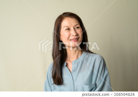 A smiling senior woman A smiling senior woman 108504826