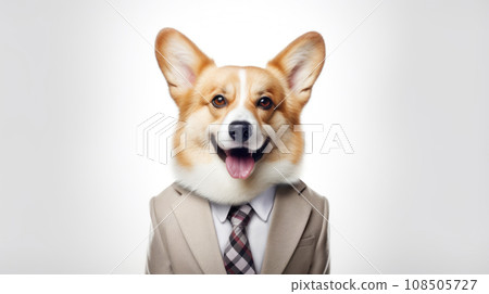 lighthearted Corgi, ready to bring smiles 108505727