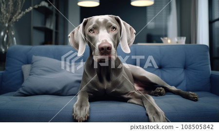 Homey atmosphere with a dog. Homey atmosphere with a dog. 108505842