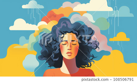 Observing Mental Health Day, promoting awareness and well-being for all. 108506791