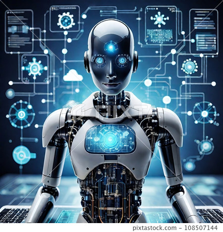 Humanoid robot with artificial intelligence Humanoid robot with artificial intelligence 108507144