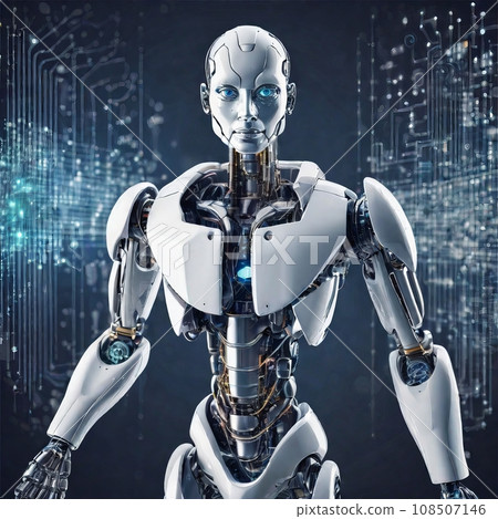 Humanoid robot with artificial intelligence 108507146