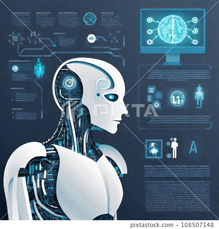 Humanoid robot with artificial intelligence Humanoid robot with artificial intelligence 108507148