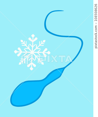 Vector isolated illustration of sperm freezing. Sperm bank. Sperm donation. Vector isolated illustration of sperm freezing. Sperm bank. Sperm donation. 108508626