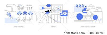 Organic farming methods isolated cartoon vector illustrations se Organic farming methods isolated cartoon vector illustrations se 108510780