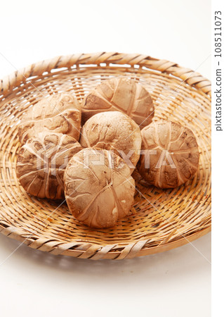 Raw shiitake mushrooms (donko) 108511073