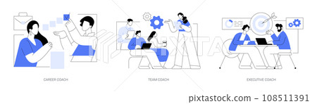 Business coaching isolated cartoon vector illustrations se Business coaching isolated cartoon vector illustrations se 108511391