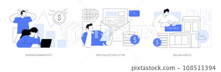 Business liquidation isolated cartoon vector illustrations se Business liquidation isolated cartoon vector illustrations se 108511394
