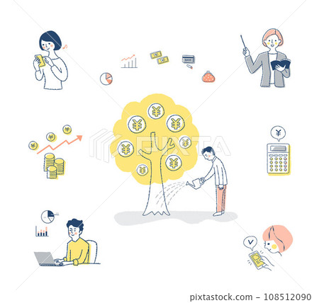 Money/investment/asset management related and multiple people set 108512090