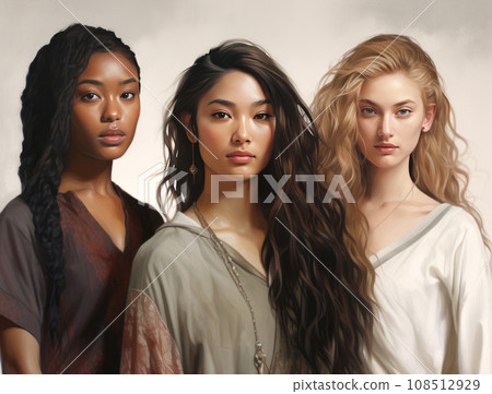 Girls from different ethnicities Girls from different ethnicities 108512929