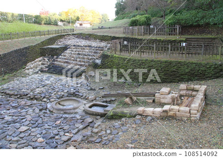 Stone ruins in Asuka Village, Nara on an autumn day Stone ruins in Asuka Village, Nara on an autumn day 108514092