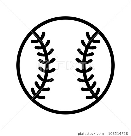 棒球球圖示。向量。 棒球球圖示。向量。 108514728