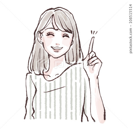 婦女和女孩插畫素材 婦女和女孩插畫素材 108515514