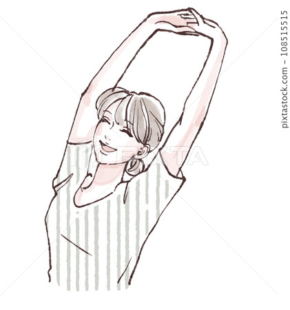 婦女和女孩插畫素材 108515515