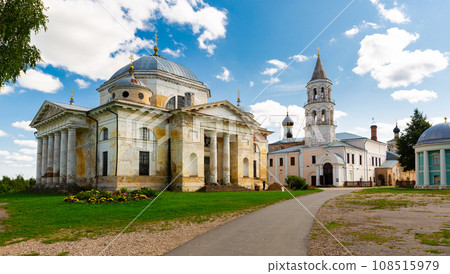 View of the ancient Novotorzhsky Borisoglebsky monastery in the city of Torzhok View of the ancient Novotorzhsky Borisoglebsky monastery in the city of Torzhok 108515979