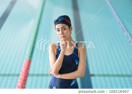 Problems faced by women who go to the pool Problems faced by women who go to the pool 108516407