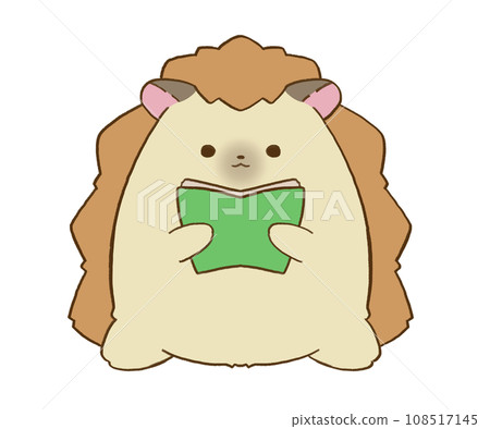 刺蝟坐著看書 108517145