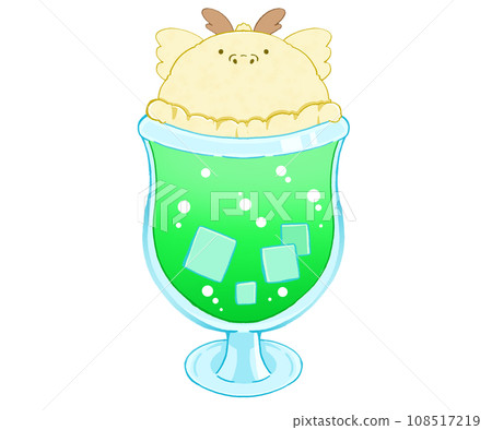 奶油蘇打水配 Ryupu 香草冰淇淋 108517219