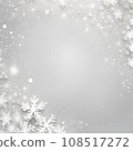 聖誕節背景素材/雪景廣場SNS使用 108517272