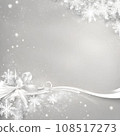 聖誕節背景素材/雪景廣場SNS使用 108517273