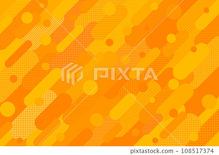 背景資料黃橙色幾何點條紋背景活動銷售背景 108517374