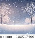SNS的雪地背景素材廣場 108517400