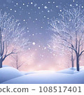 SNS的雪地背景素材廣場 108517401