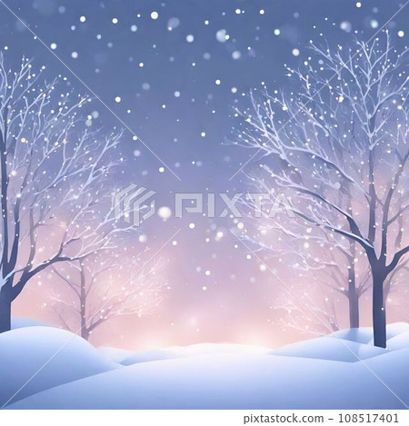 SNS的雪地背景素材廣場 SNS的雪地背景素材廣場 108517401