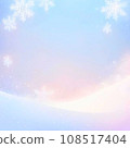 冬季背景素材/雪景廣場SNS使用 108517404