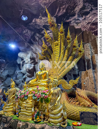 Wat Maneewong or Maniwong temple in Nakhon Nayok, Thailand Wat Maneewong or Maniwong temple in Nakhon Nayok, Thailand 108517517