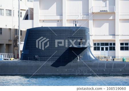 停泊在橫須賀基地的海上自衛隊潛水艇 停泊在橫須賀基地的海上自衛隊潛水艇 108519060