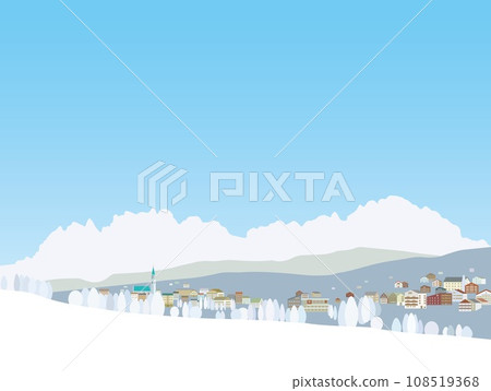Cortina d'ampezzo dolomiti winter landscape 108519368