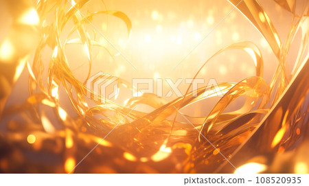 Golden candy-like background "AI generated image" 108520935