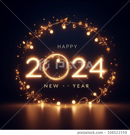 2024新年快樂圖片素材 2024新年快樂圖片素材 108521559