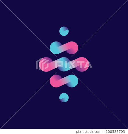 dna, vector, logo 108522703