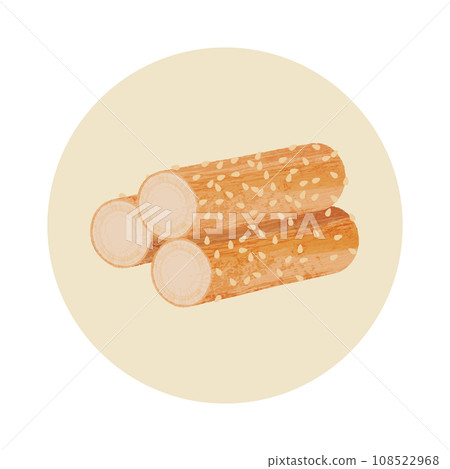 新年祝福烤牛蒡日本料理 Osechi 插圖 108522968