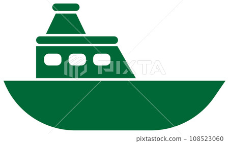 船圖標綠色 船圖標綠色 108523060