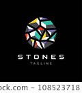 Premium stones logo design illustration vector template	 108523718