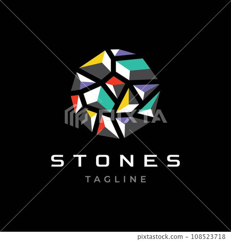 diamond, logo, gemstone 108523718