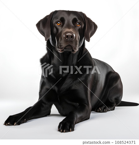 黑色拉布拉多獵犬 黑色拉布拉多獵犬 108524371